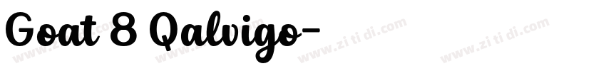 Goat 8 Qalvigo字体转换